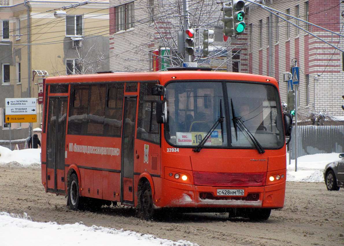 Нижегородская область, ПАЗ-320414-04 "Вектор" № 32034