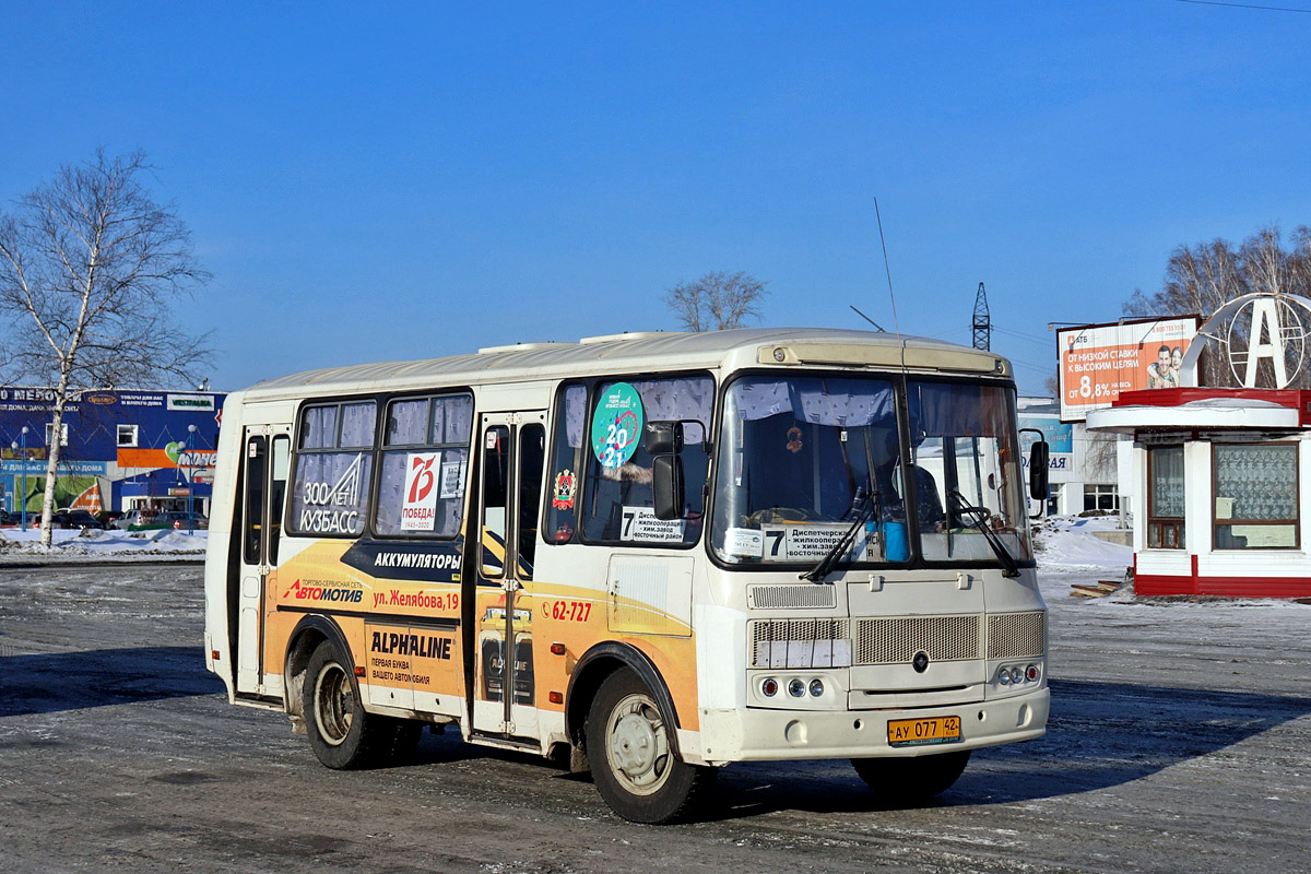 Кемеровская область - Кузбасс, ПАЗ-32054 № АУ 077 42