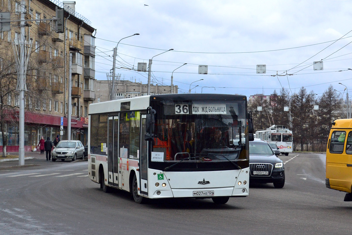 Красноярский край, МАЗ-206.060 № М 027 НЕ 124