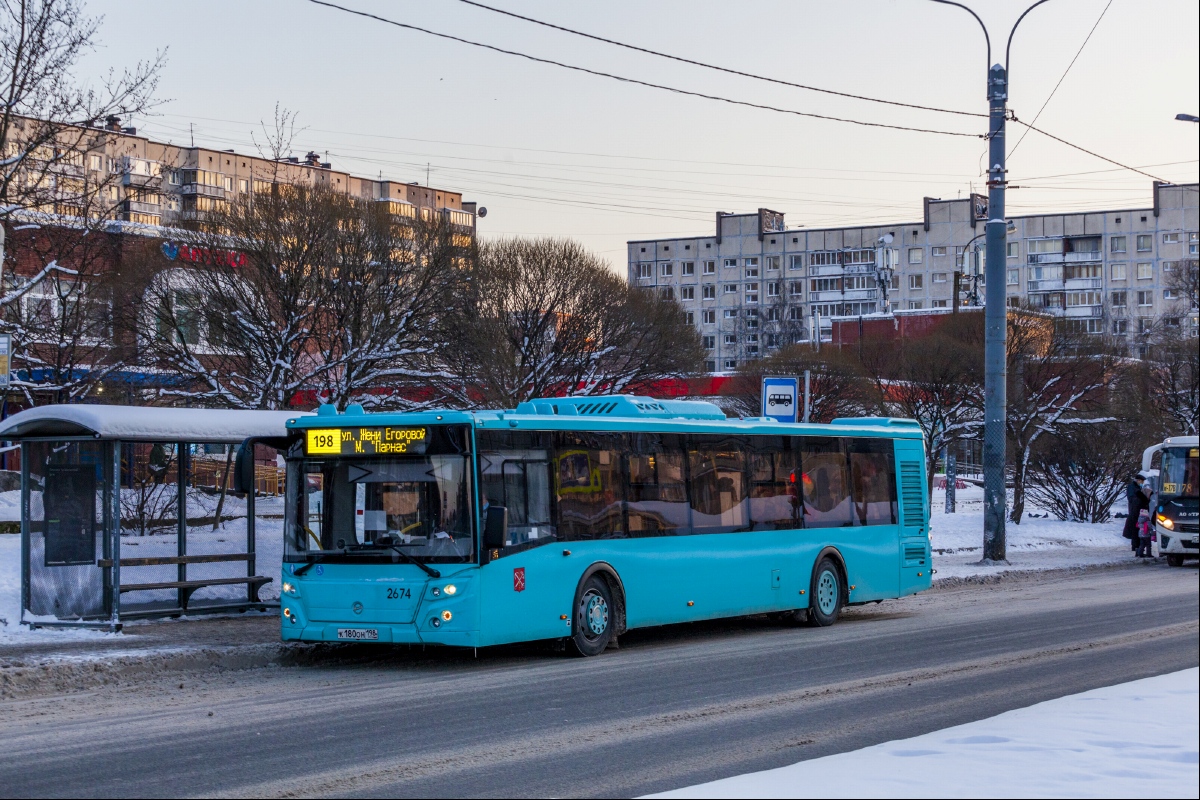 Санкт-Петербург, ЛиАЗ-5292.65 № 2674