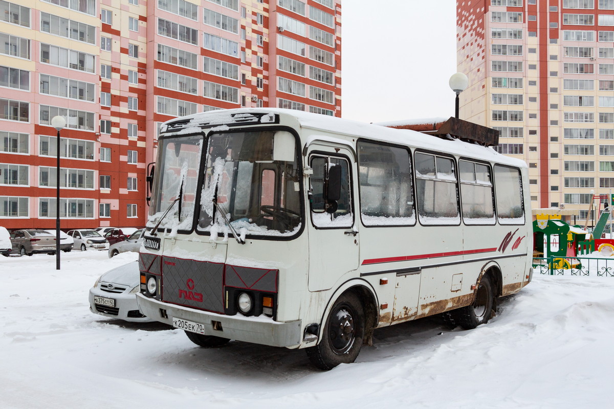 Tomsko sritis, PAZ-32051-110 Nr. К 205 ЕК 70