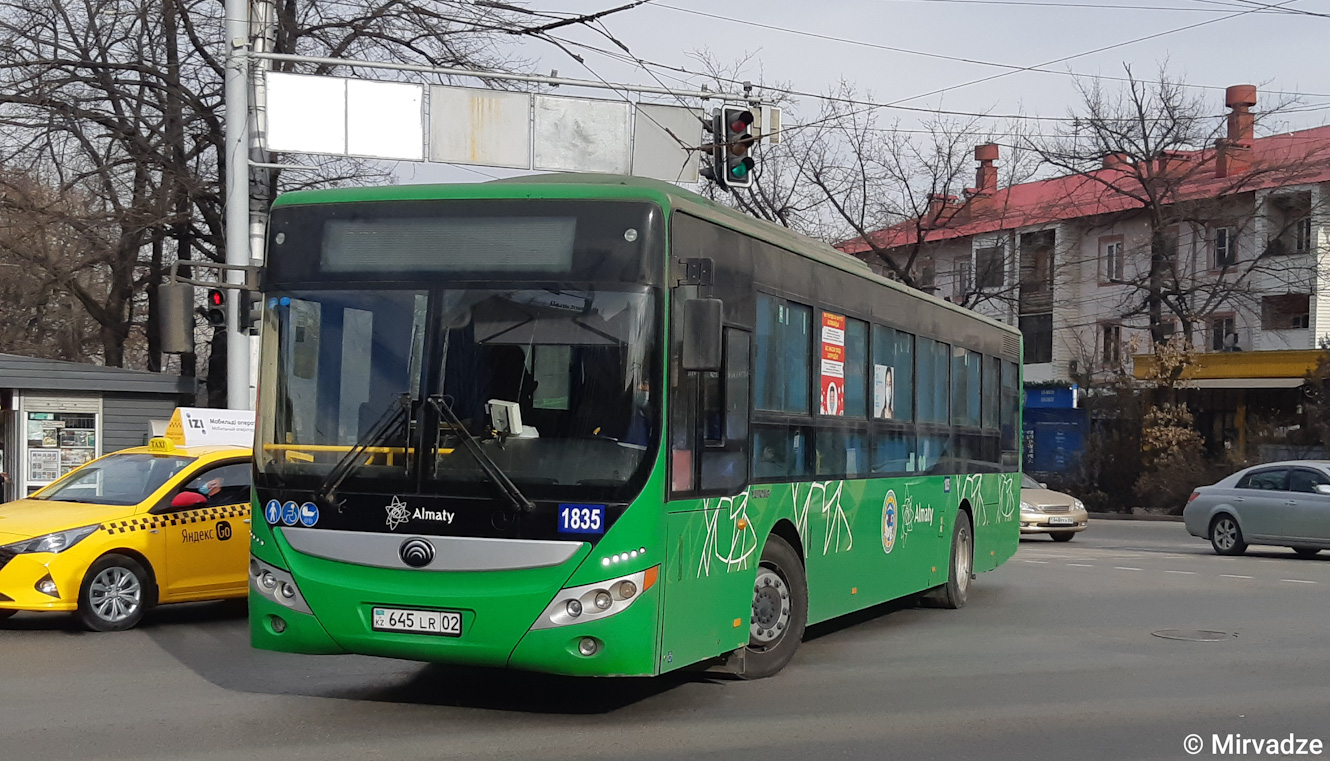 Алматы, Yutong ZK6118HGA № 1835