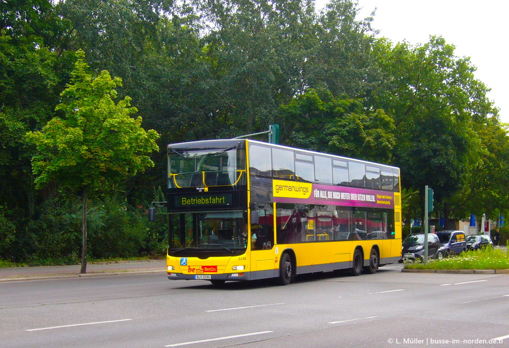Берлин, MAN A39 Lion's City DD ND313 № 3330