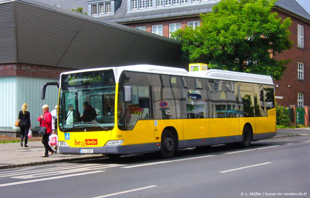 Берлин, Mercedes-Benz O530LE Citaro facelift LE № 2289