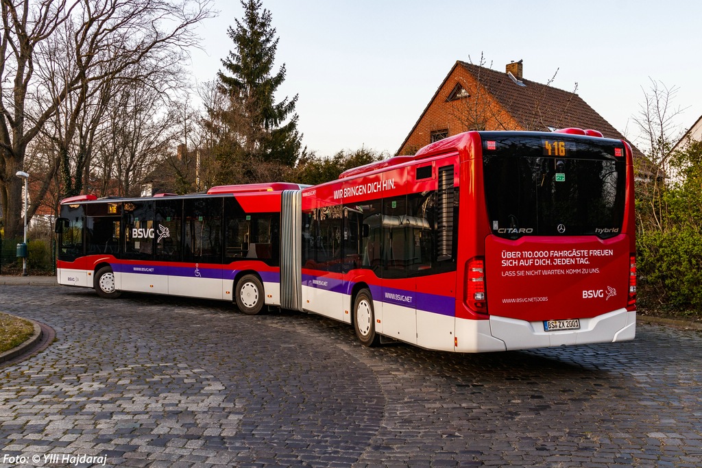 Нижняя Саксония, Mercedes-Benz Citaro C2 G hybrid № 2001