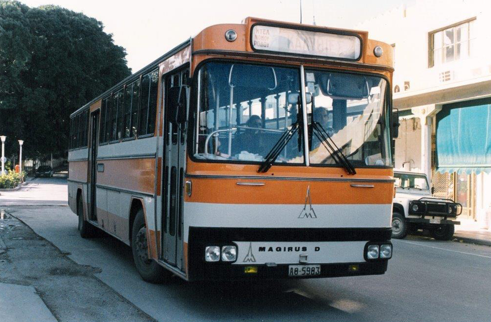 Греция, Magirus-Deutz Hellas M2000 № AO-5893; Греция — Архив ΚΤΕΛ Ροδου; Греция — Старые фотографии (до 2000)