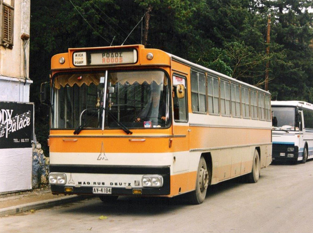 Греция, Magirus-Deutz Hellas M2000 № AY-4104; Греция — Архив ΚΤΕΛ Ροδου; Греция — Старые фотографии (до 2000)