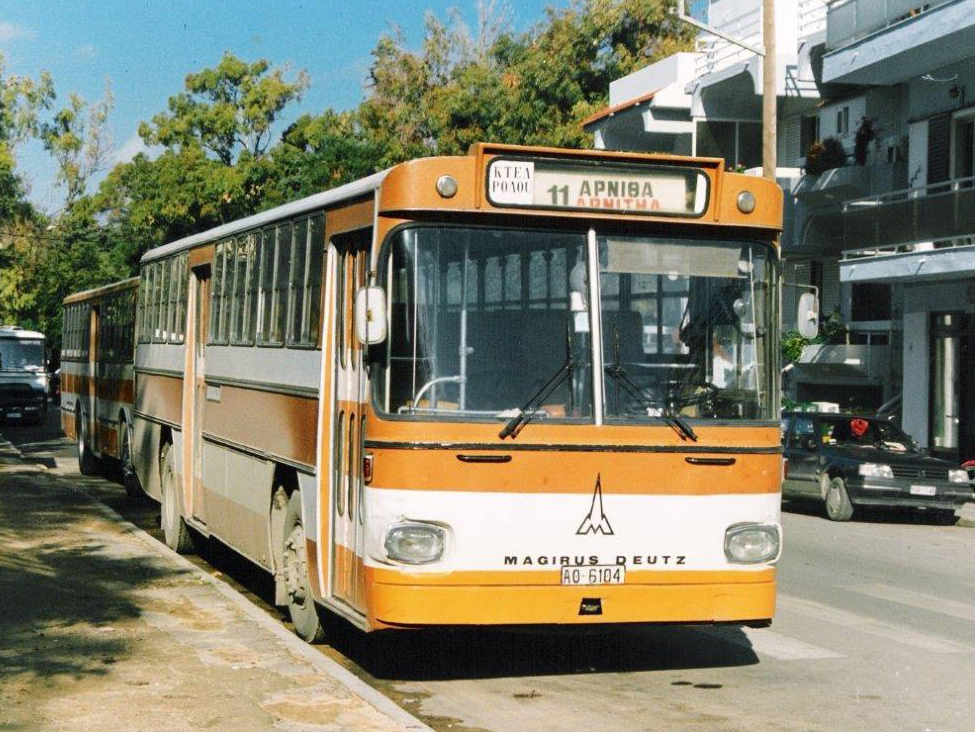 Греция, Magirus-Deutz Hellas № AO-6104; Греция — Архив ΚΤΕΛ Ροδου; Греция — Старые фотографии (до 2000)