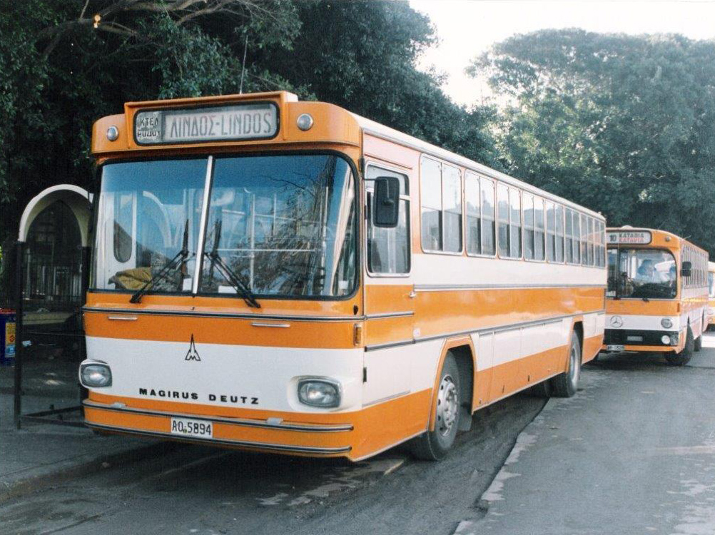 Греция, Magirus-Deutz Hellas № AO-5894; Греция — Архив ΚΤΕΛ Ροδου; Греция — Старые фотографии (до 2000)