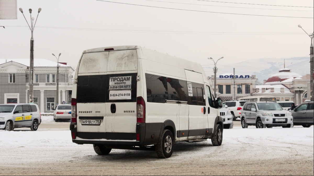 Забайкальский край, Нижегородец-2227SL (Peugeot Boxer) № М 918 СТ 75