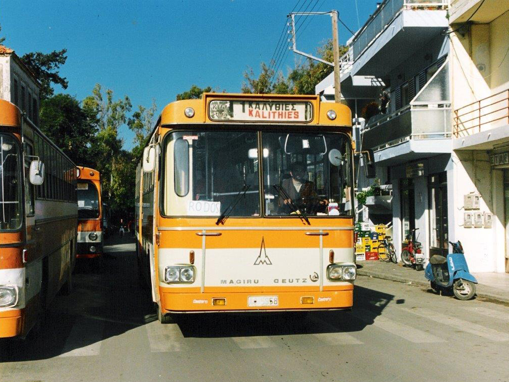 Греция, Magirus-Deutz Hellas № AO-5958; Греция — Архив ΚΤΕΛ Ροδου; Греция — Старые фотографии (до 2000)