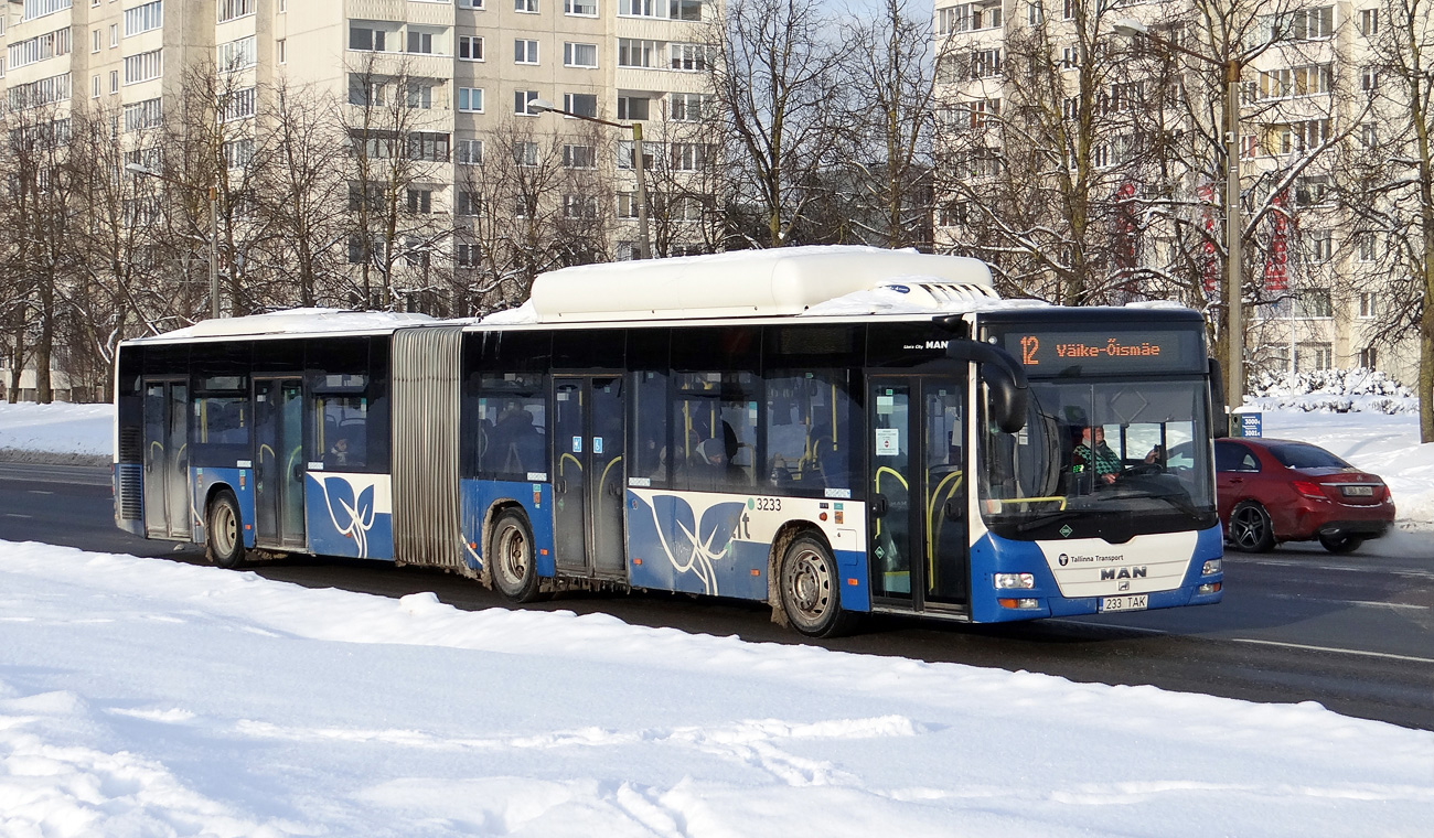 Эстония, MAN A23 Lion's City G NG313 CNG № 3233