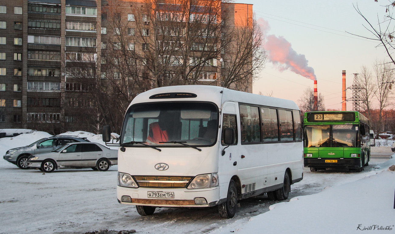 Новосибирская область, Hyundai County Kuzbass № А 793 ЕМ 154