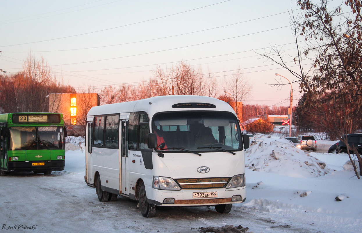 Новосибирская область, Hyundai County Kuzbass № А 793 ЕМ 154