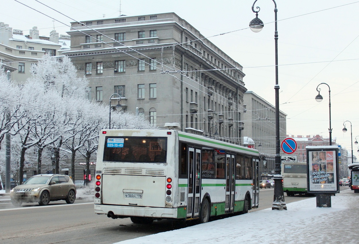 Санкт-Петербург, ЛиАЗ-5293.60 № 3698