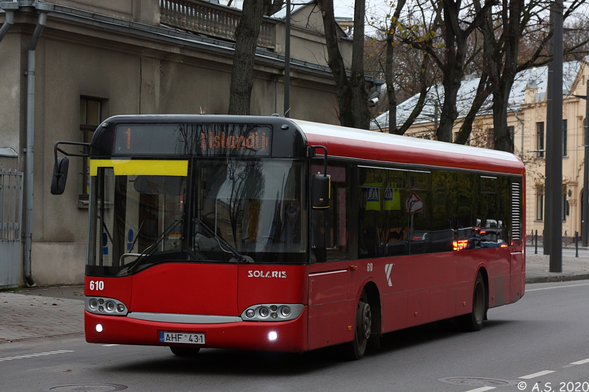Lietuva, Solaris Urbino II 12 № 610