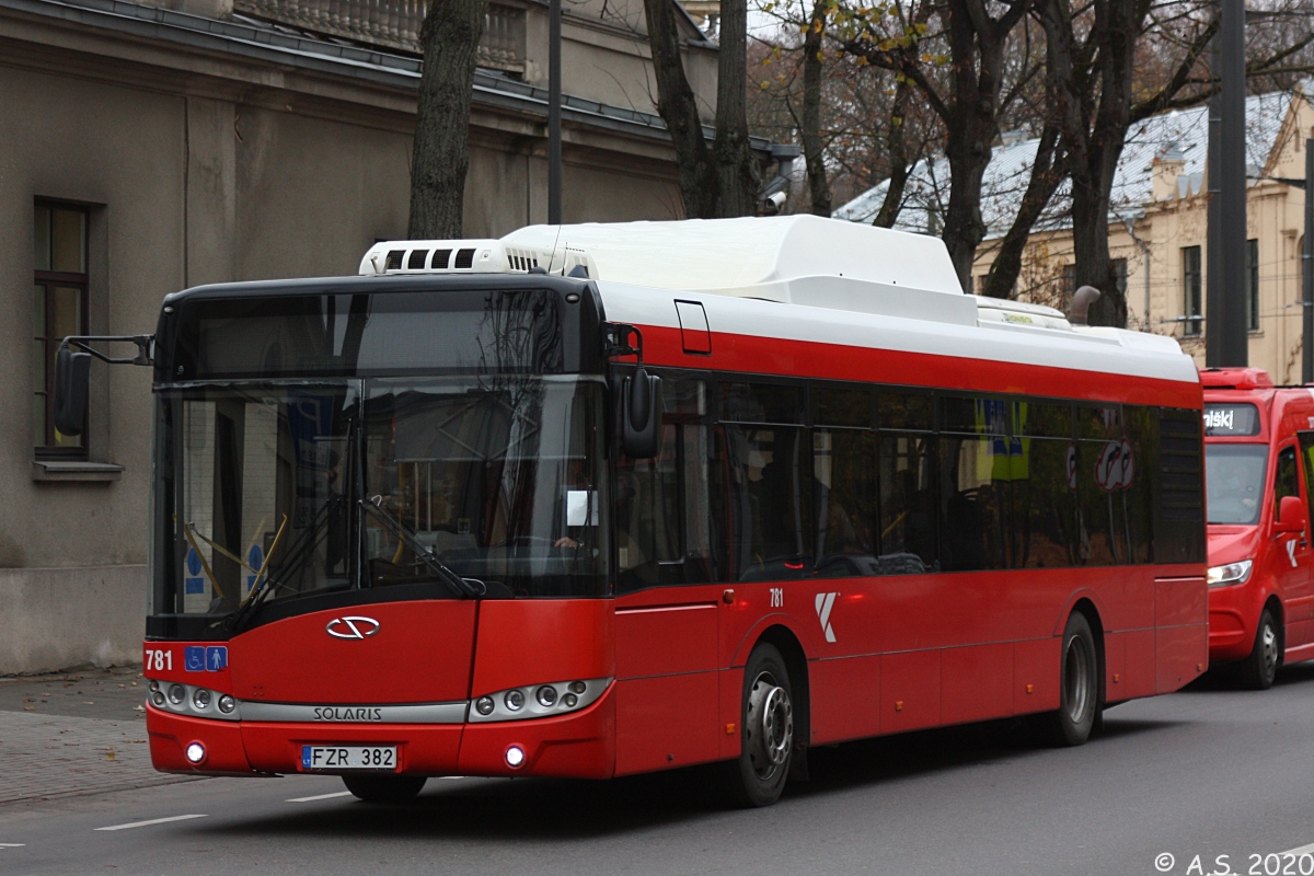 Литва, Solaris Urbino III 12 CNG № 781