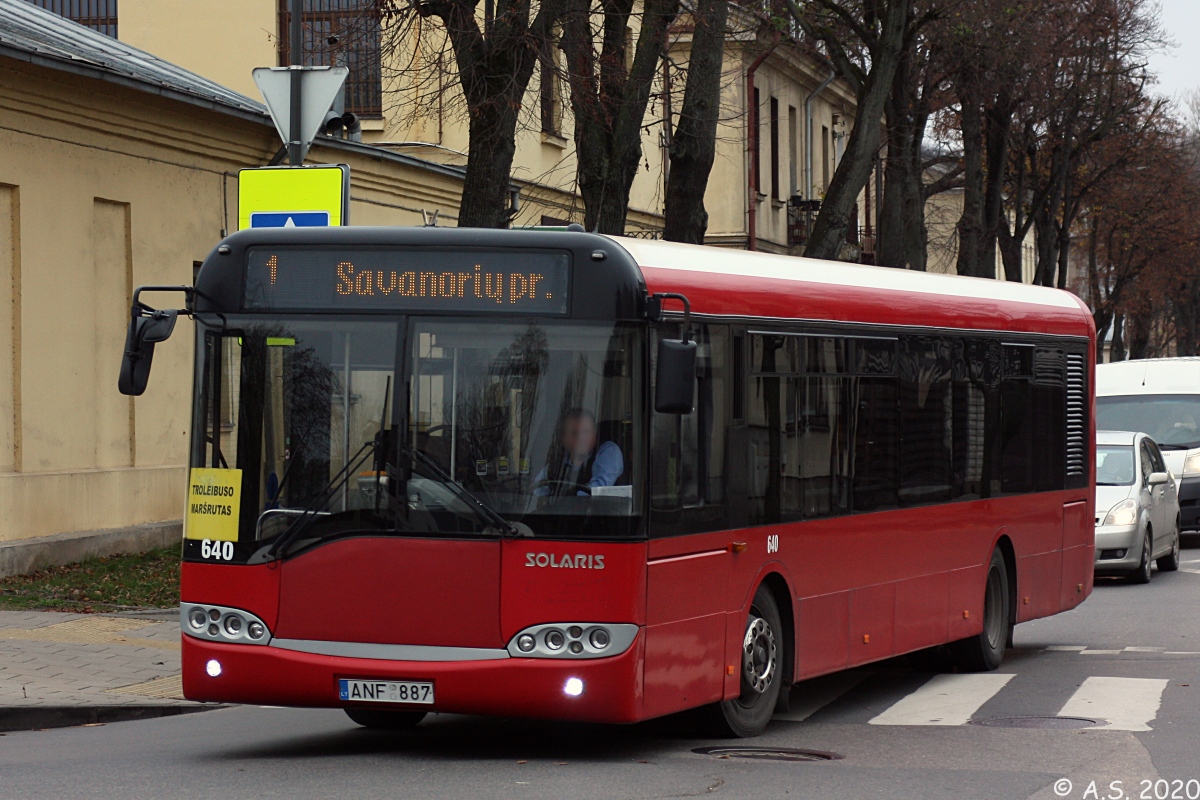 Литва, Solaris Urbino II 12 № 640