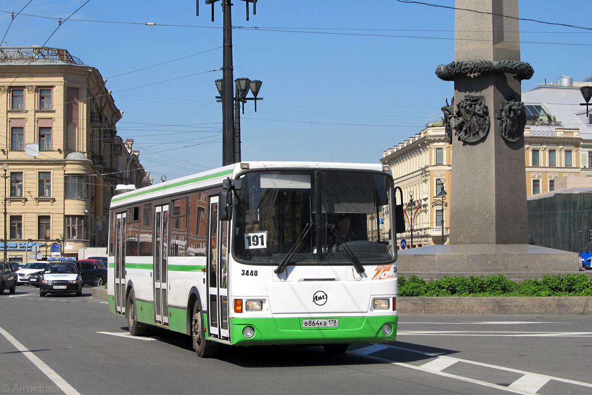 Санкт-Петербург, ЛиАЗ-5293.53 № 3440