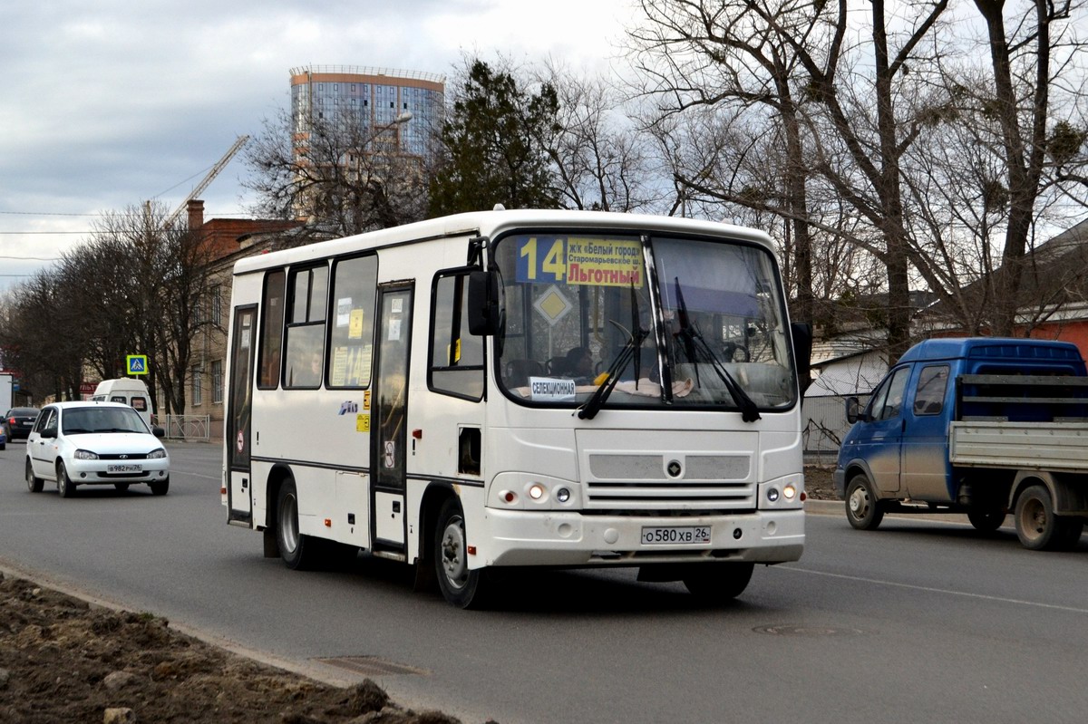 Ставропольский край, ПАЗ-320302-08 № О 580 ХВ 26