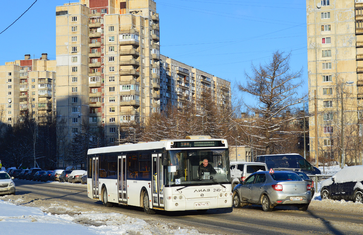 Санкт-Петербург, ЛиАЗ-5292.60 № 2145