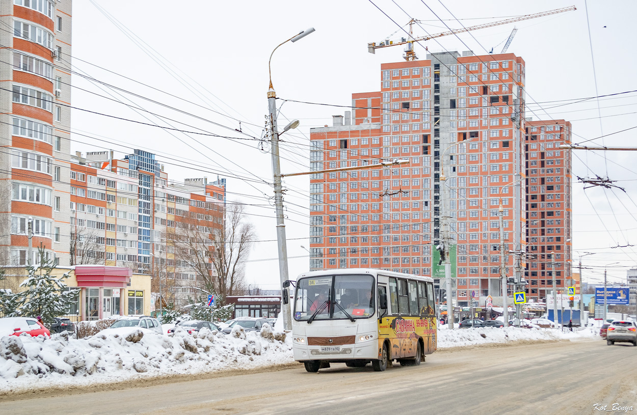 Рязанская область, ПАЗ-320402-05 "Вектор" № М 839 ТВ 62