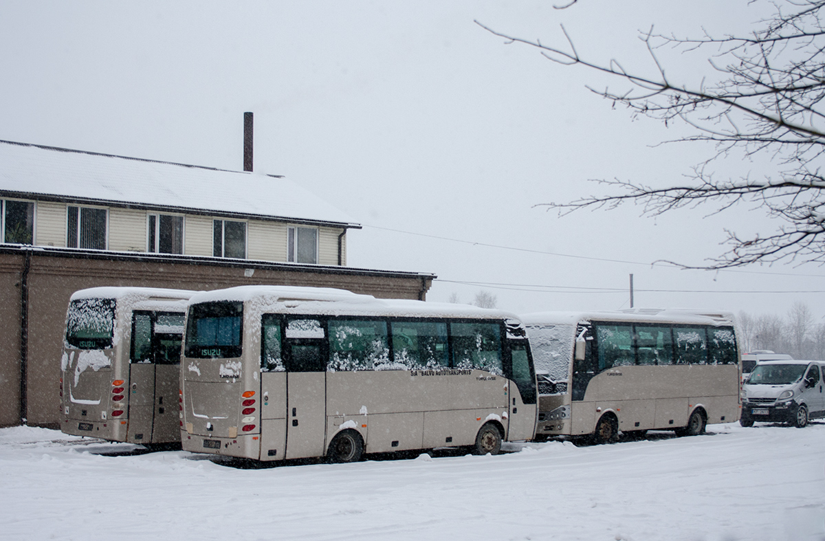 Латвия — Автобусные парки и территории предприятий; Латвия — Автобусы без номеров; Латвия — Разные фотографии
