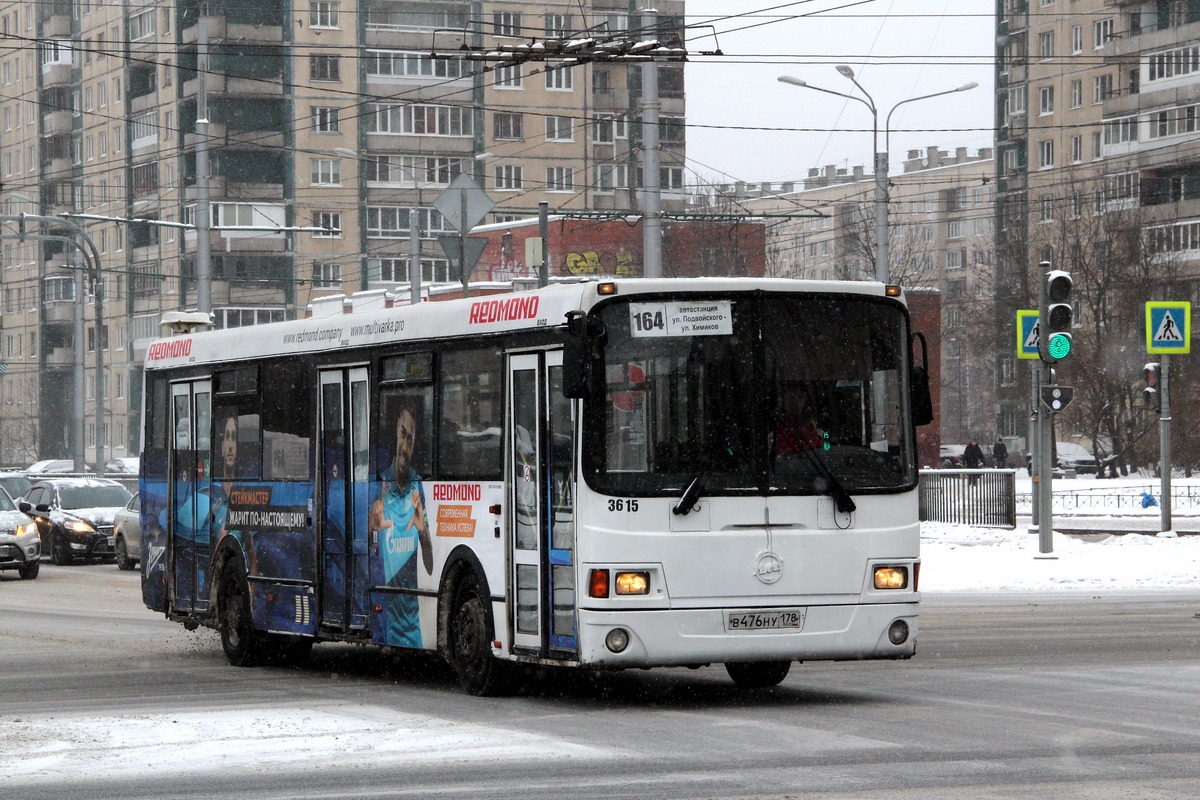 Санкт-Петербург, ЛиАЗ-5293.53 № 3615