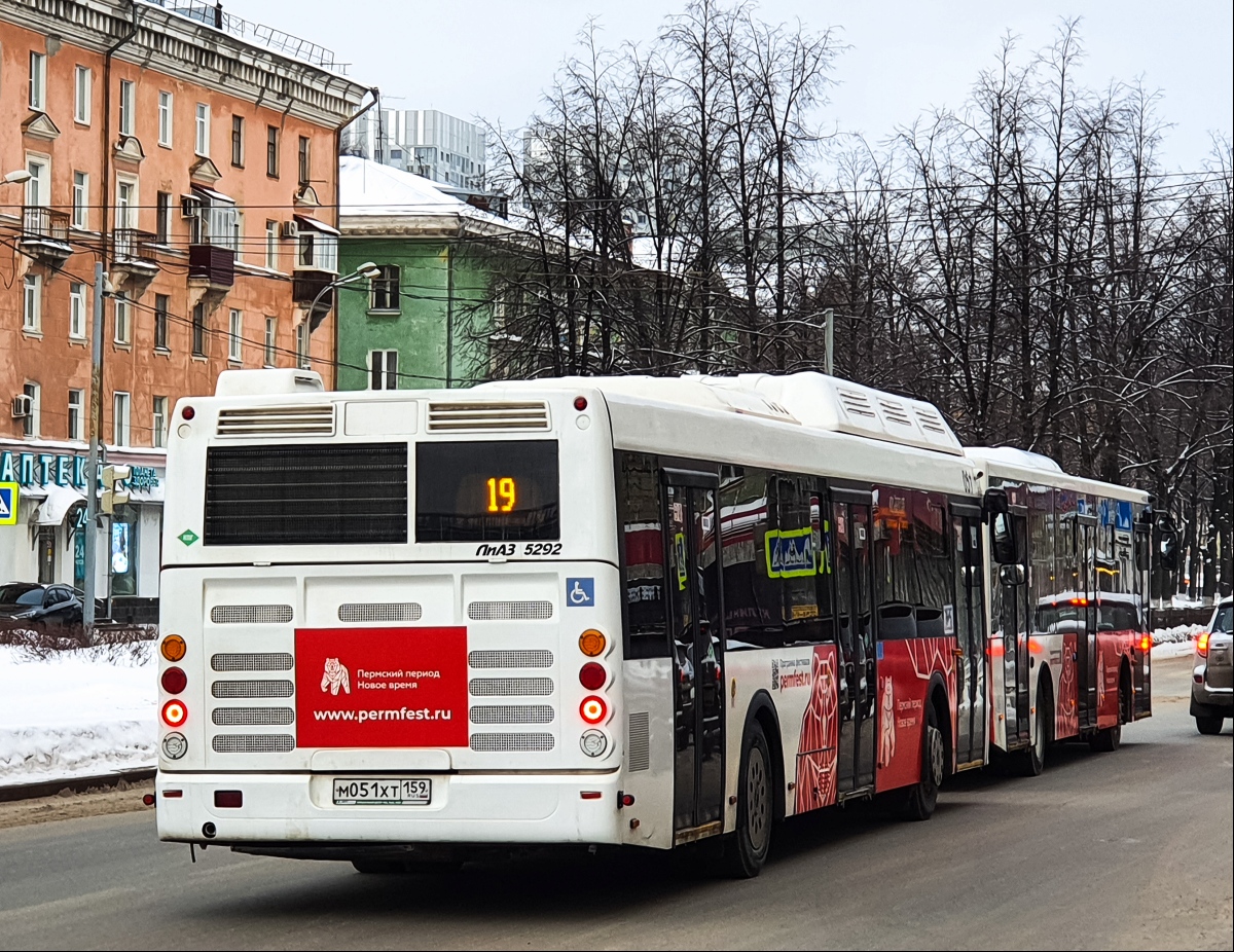 Пермский край, ЛиАЗ-5292.67 (CNG) № М 051 ХТ 159