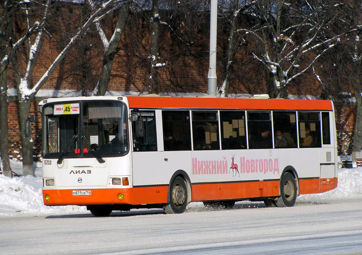 Нижегородская область, ЛиАЗ-5293.60 № 15233