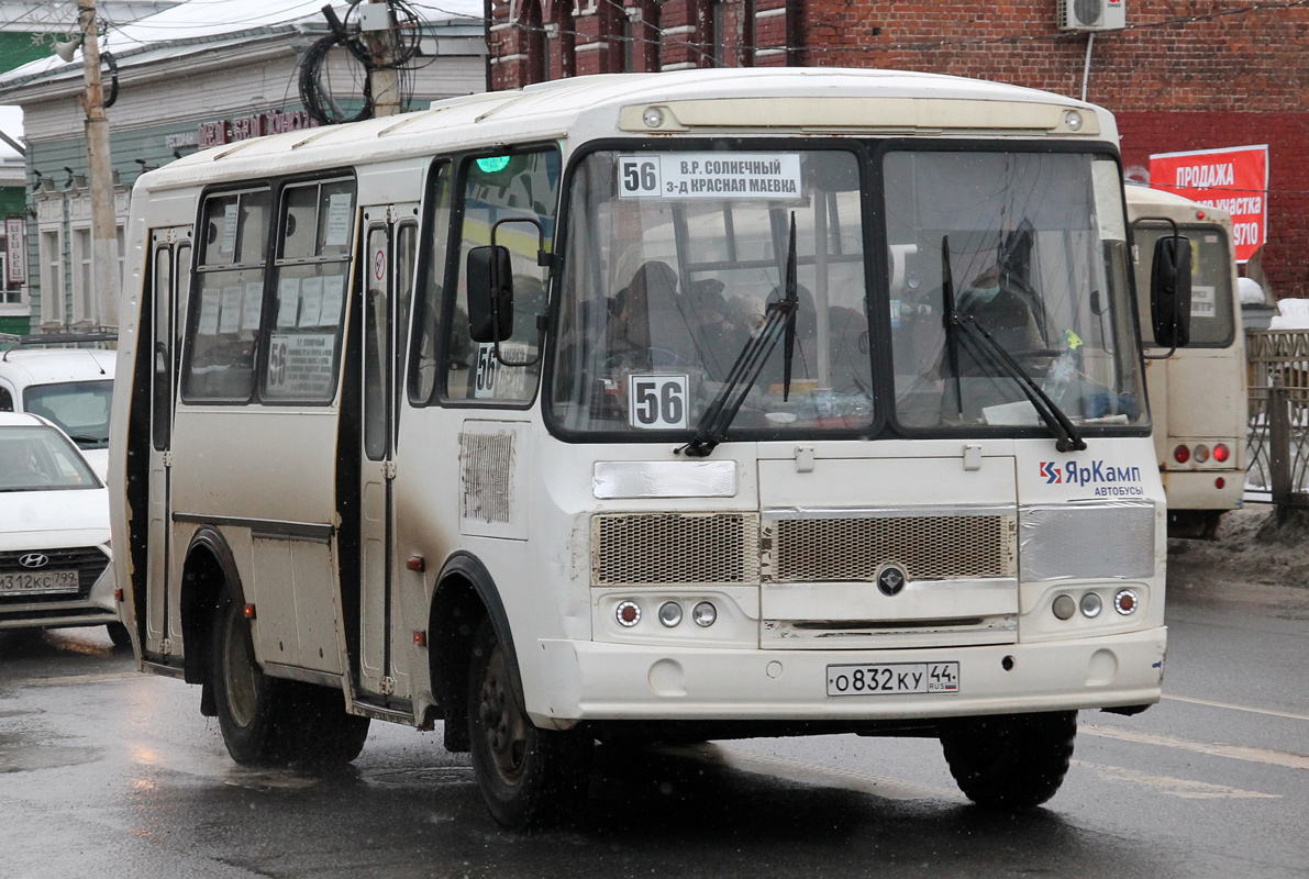 Костромская область, ПАЗ-32054 № О 832 КУ 44