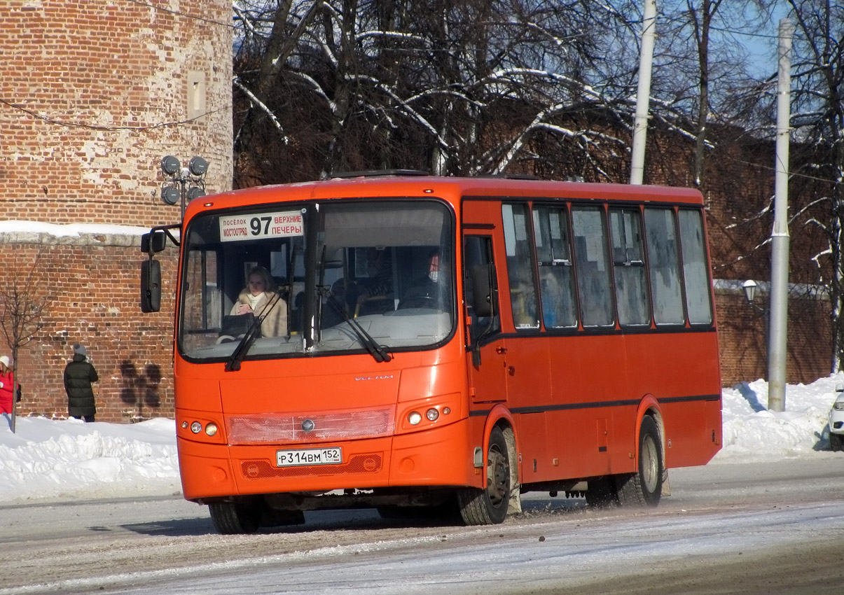 Нижегородская область, ПАЗ-320414-05 "Вектор" № Р 314 ВМ 152