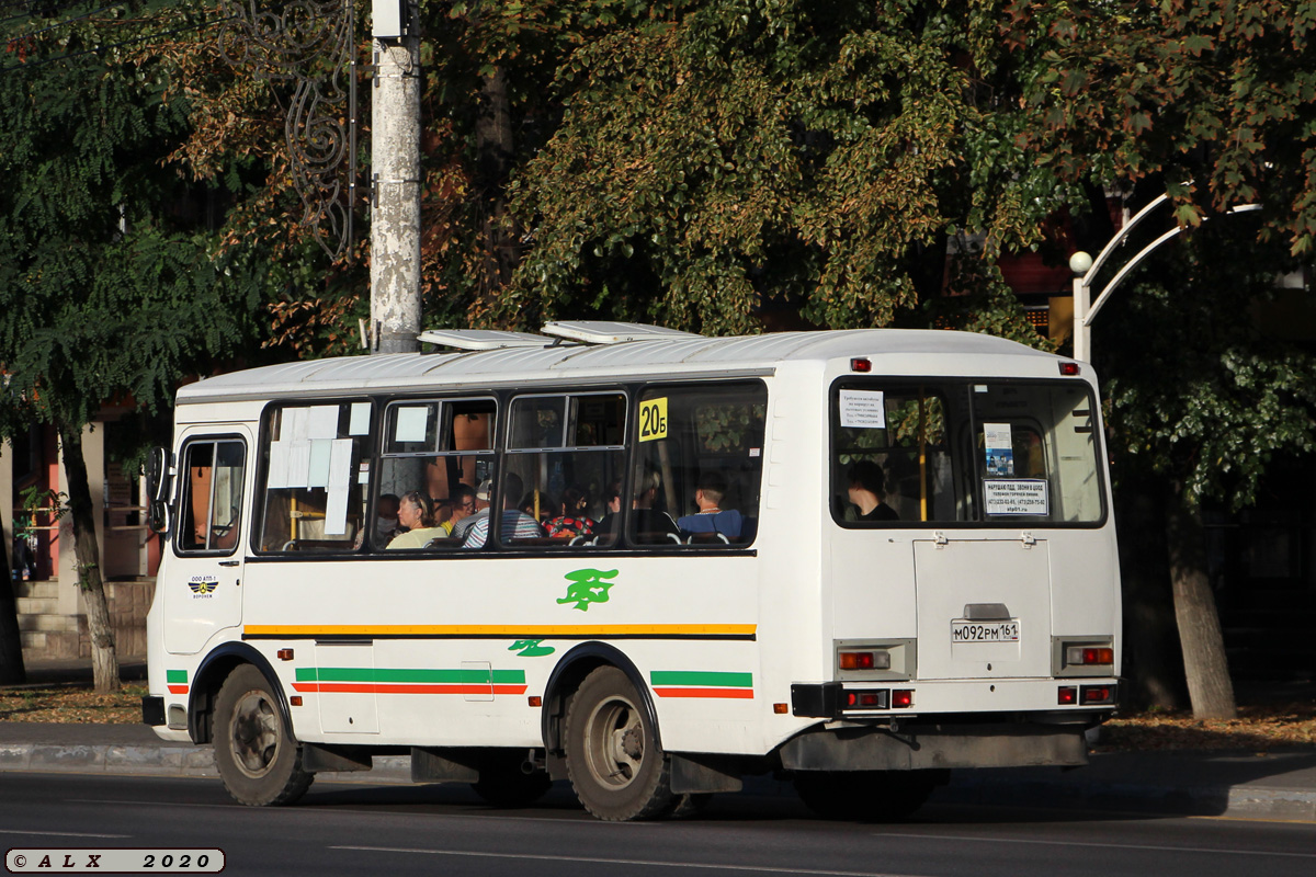 Воронежская область, ПАЗ-32053 № М 092 РМ 161