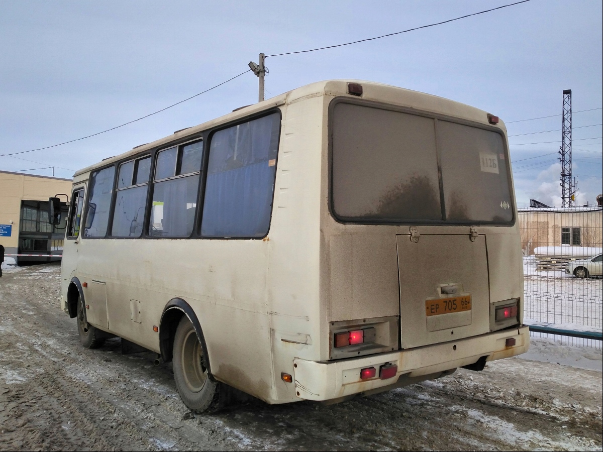 Свердловская область, ПАЗ-32053 № ЕР 705 66