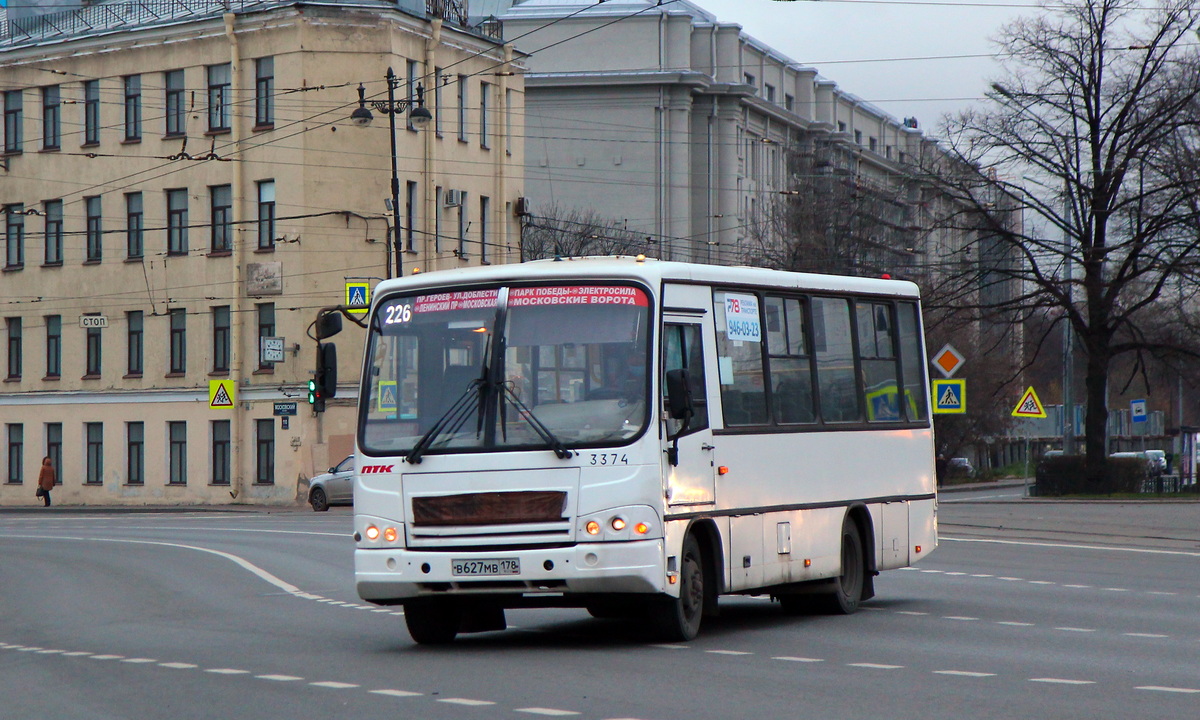 Санкт-Петербург, ПАЗ-320402-05 № n374