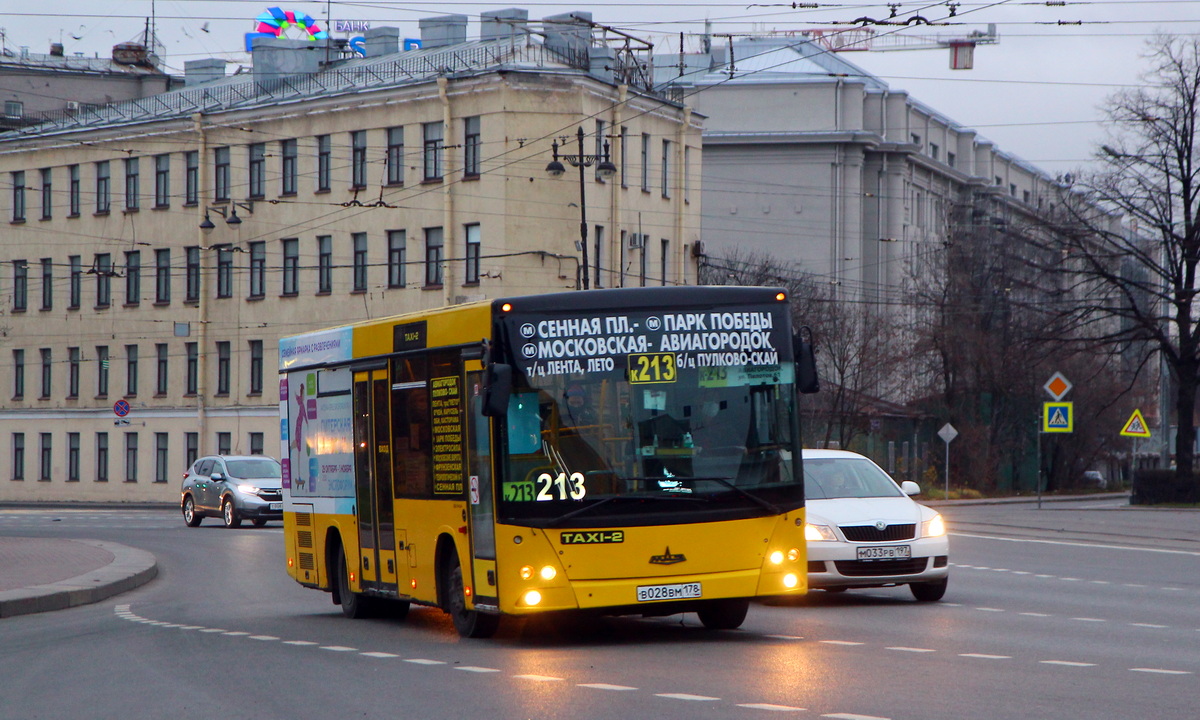 Санкт-Петербург, МАЗ-206.067 № В 028 ВМ 178