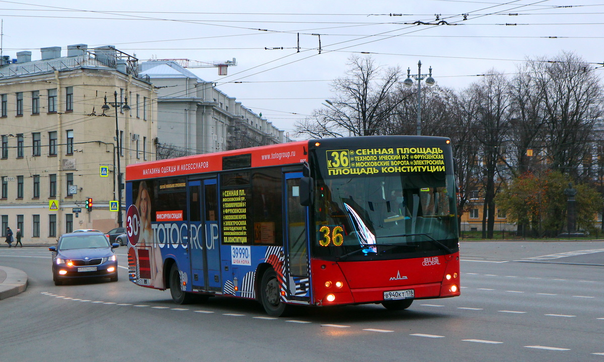 Санкт-Петербург, МАЗ-206.067 № В 940 КТ 178