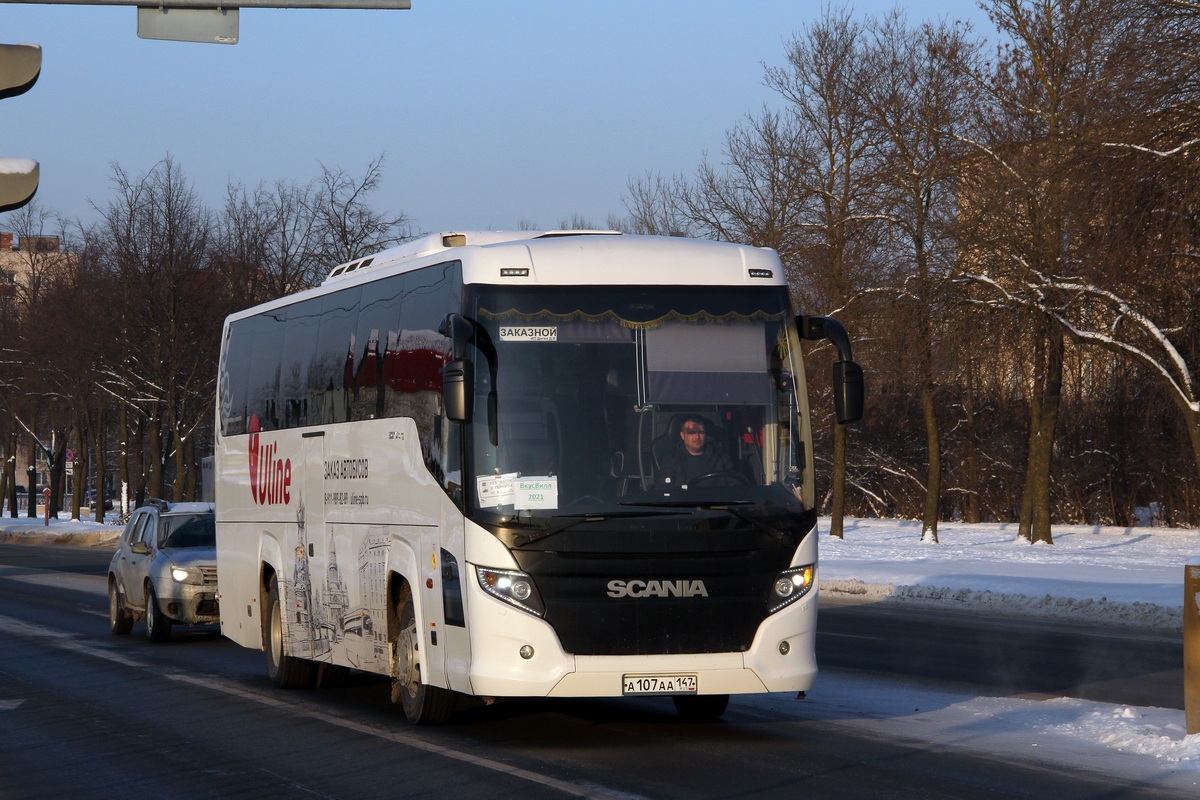 Санкт-Петербург, Scania Touring HD 12.0 № А 107 АА 147