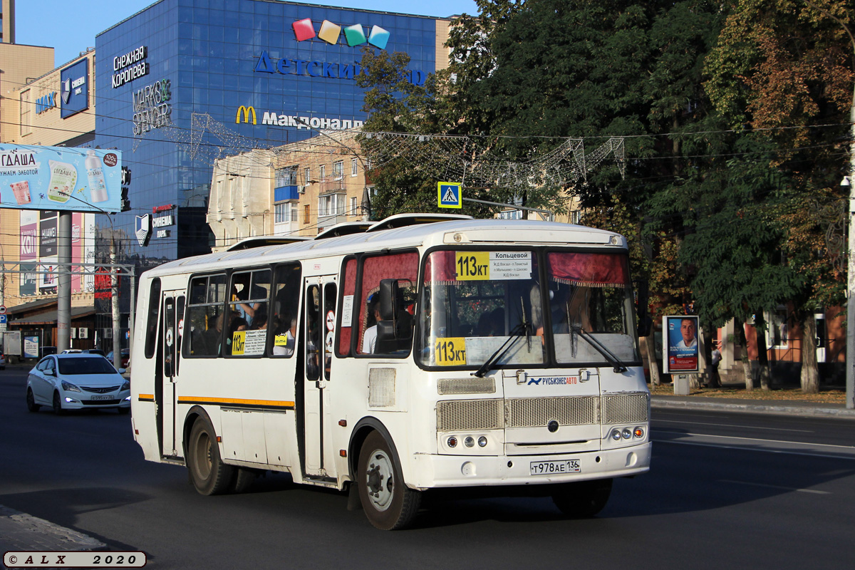 Воронежская область, ПАЗ-4234 № Т 978 АЕ 136