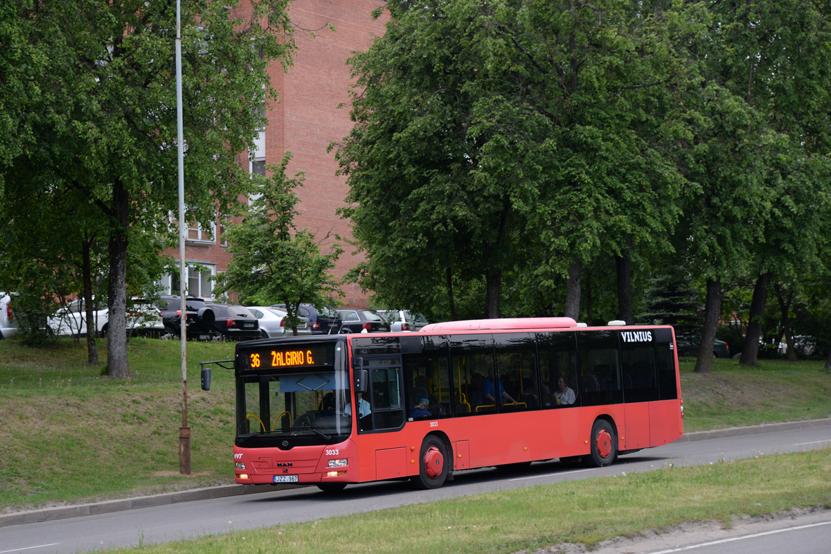 Литва, MAN A21 Lion's City NL273 № 3033