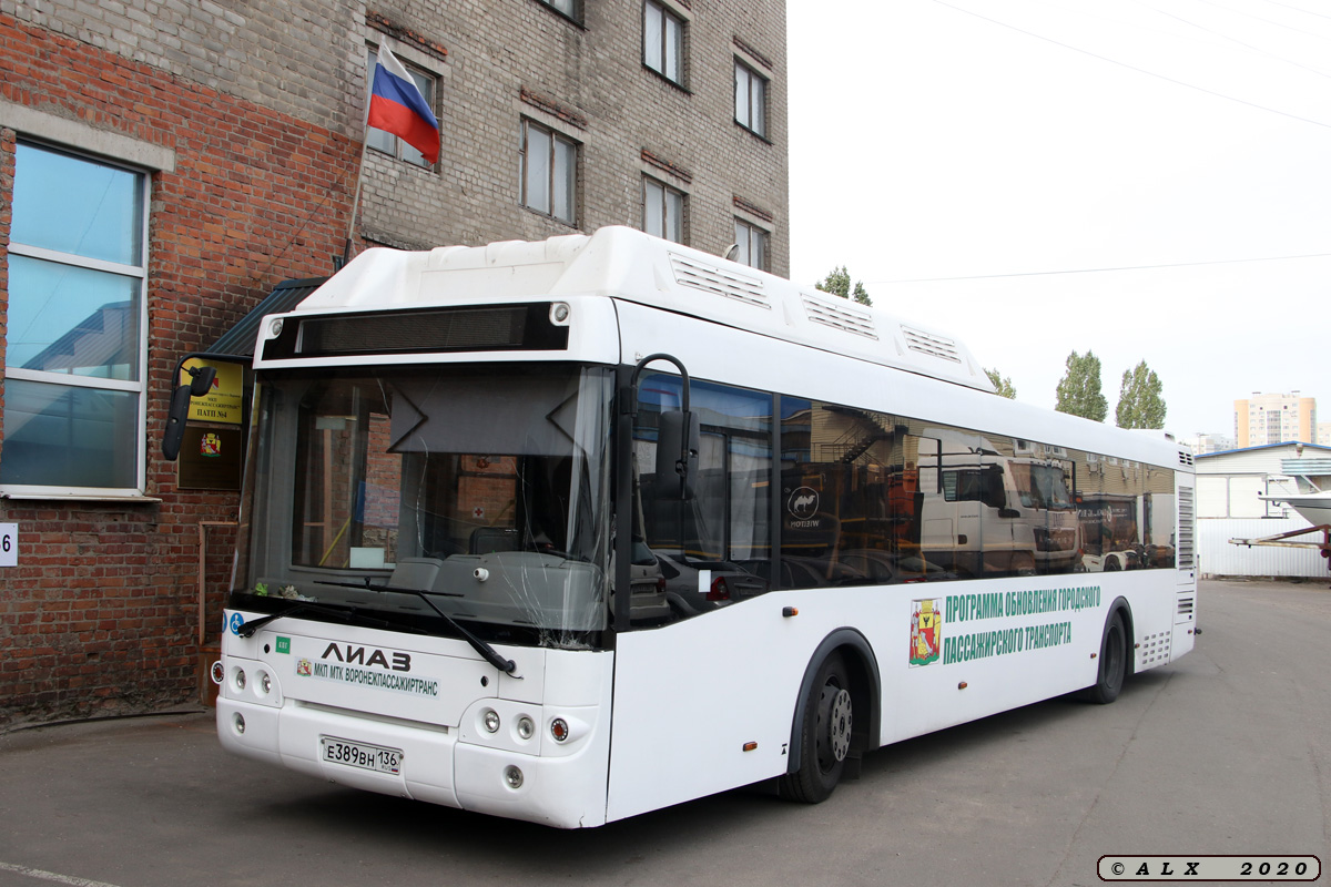 Воронежская область, ЛиАЗ-5292.67 (CNG) № Е 389 ВН 136