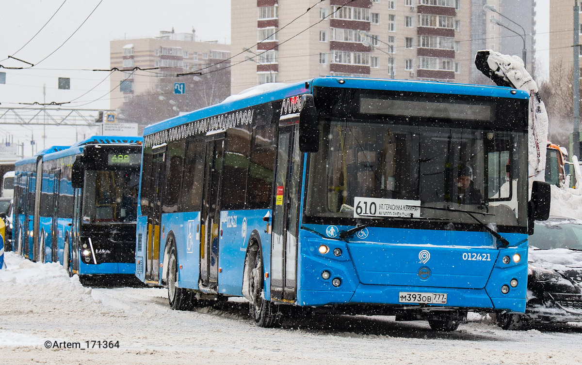 Москва, ЛиАЗ-5292.22 (2-2-2) № 012421