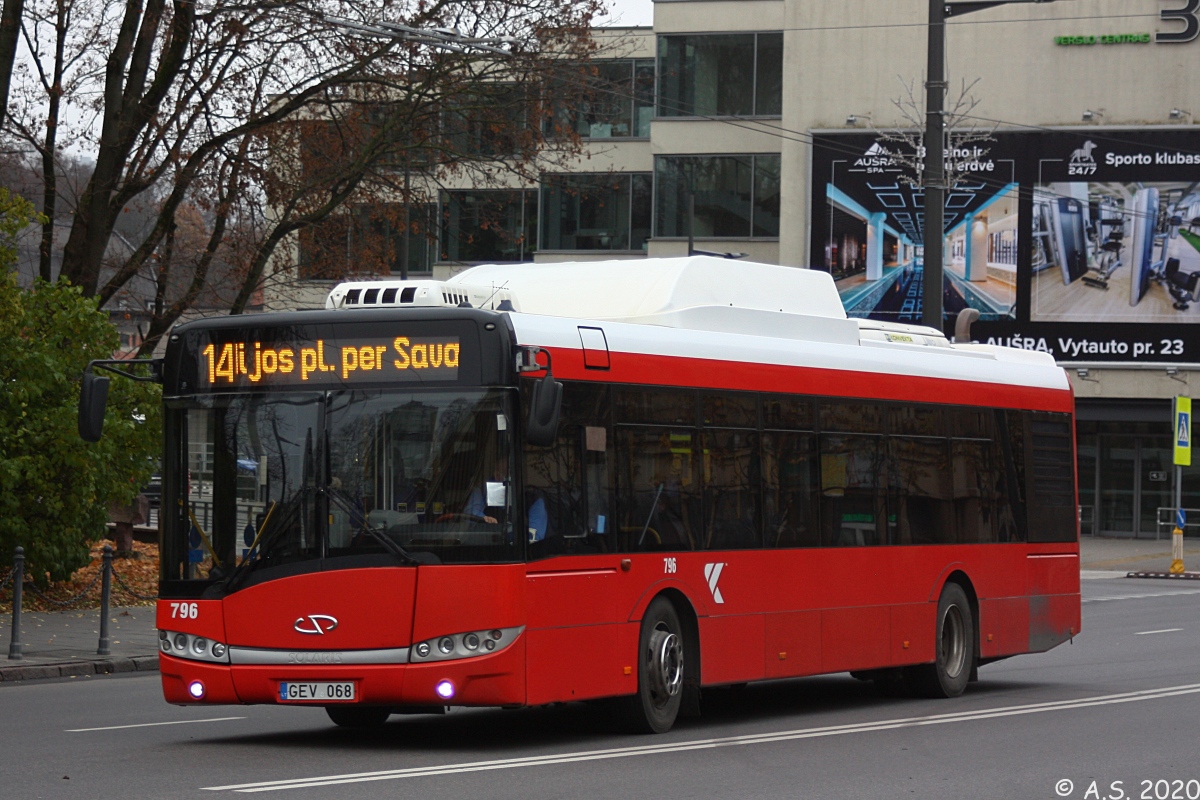 Литва, Solaris Urbino III 12 CNG № 796