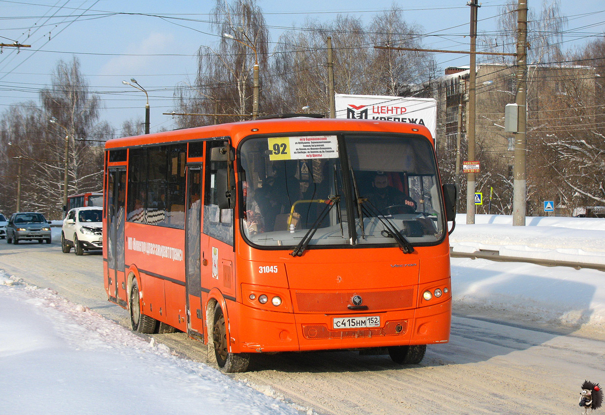 Nizhegorodskaya region, PAZ-320414-04 "Vektor" Nr. 31045