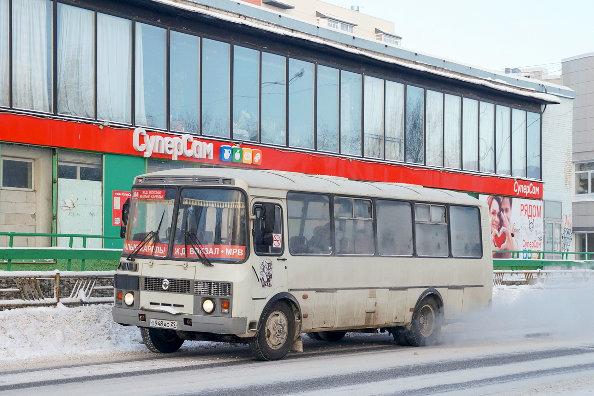 Архангельская область, ПАЗ-4234 № О 948 АО 29