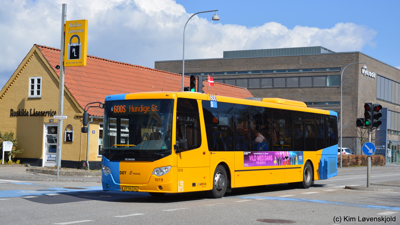 Дания, Scania OmniExpress 320LE № 1019