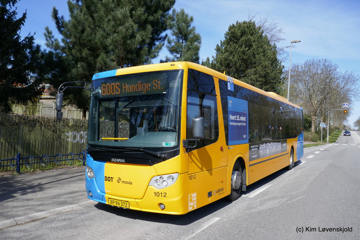 Дания, Scania OmniExpress 320LE № 1012
