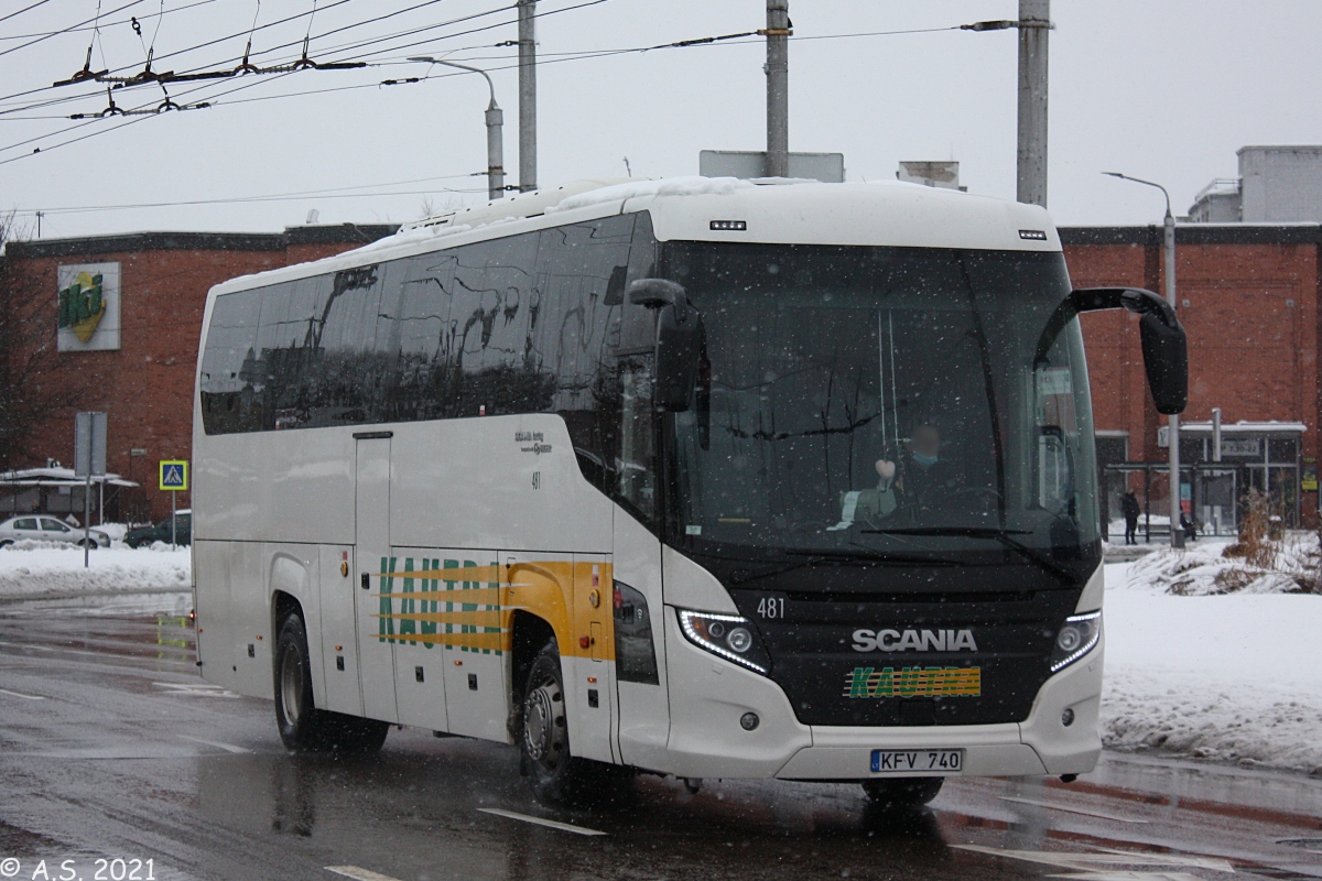 Литва, Scania Touring HD 12.0 № 481