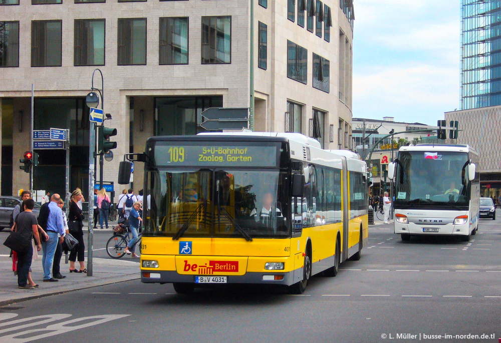 Берлин, MAN A23 NG313 № 4031