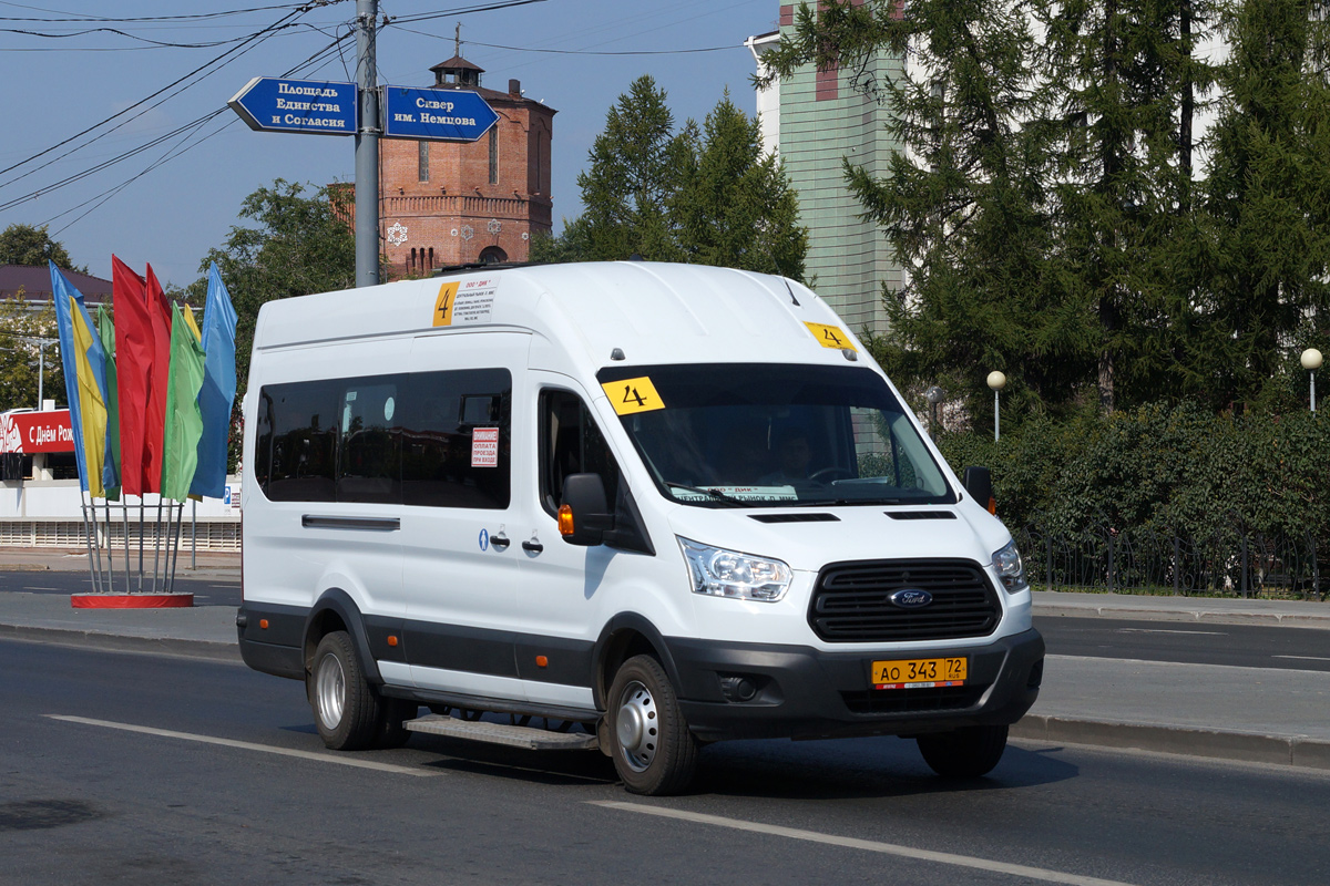 Тюменская область, Ford Transit FBD [RUS] (Z6F.ESG.) № АО 343 72